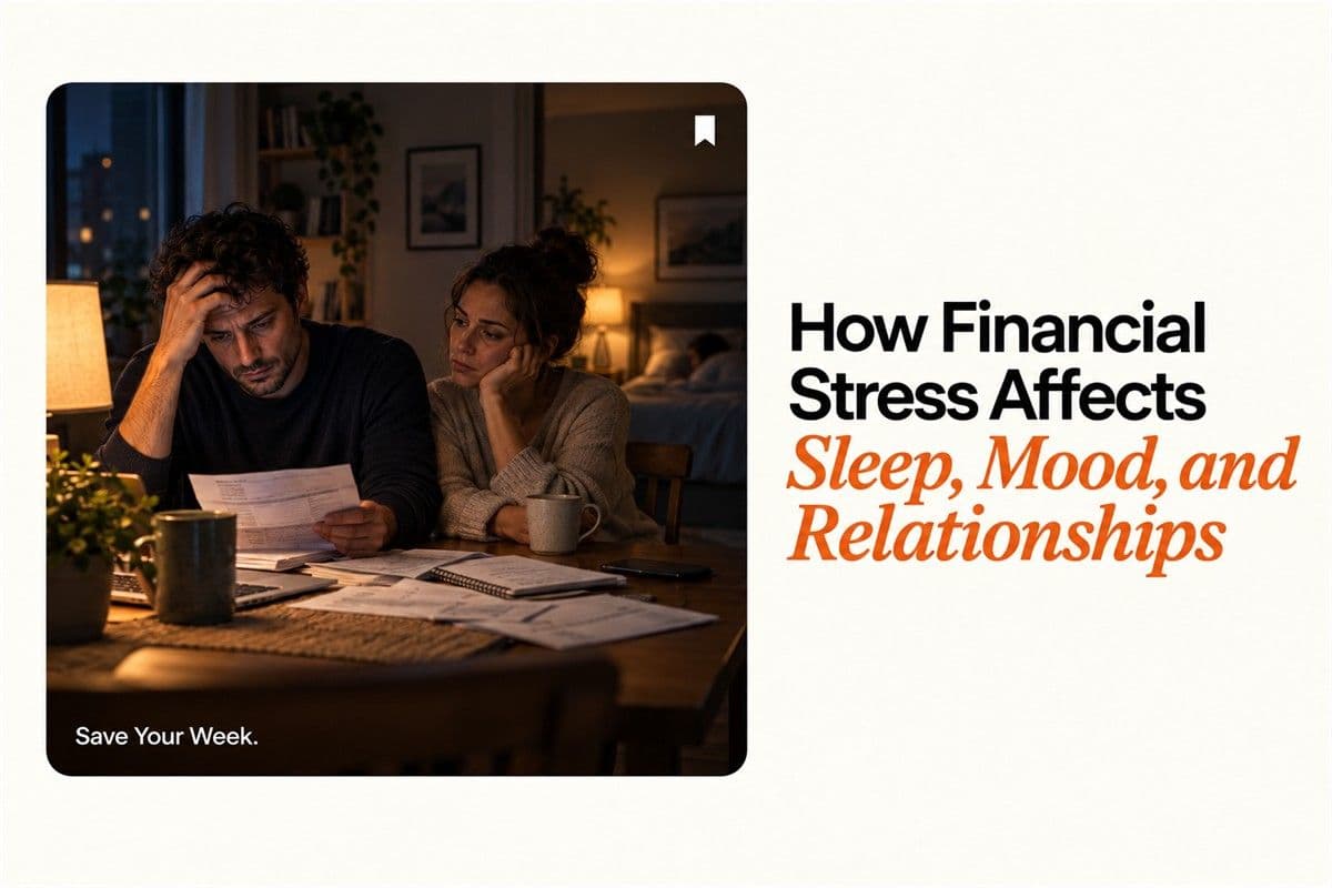 Financial Stress Affects Sleep, Mood, and Relationships