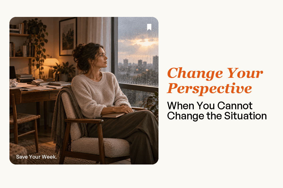 Change Your Perspective When the Situation Cannot Change