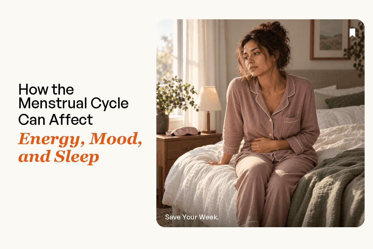 How the Menstrual Cycle Can Affect Energy, Mood, and Sleep